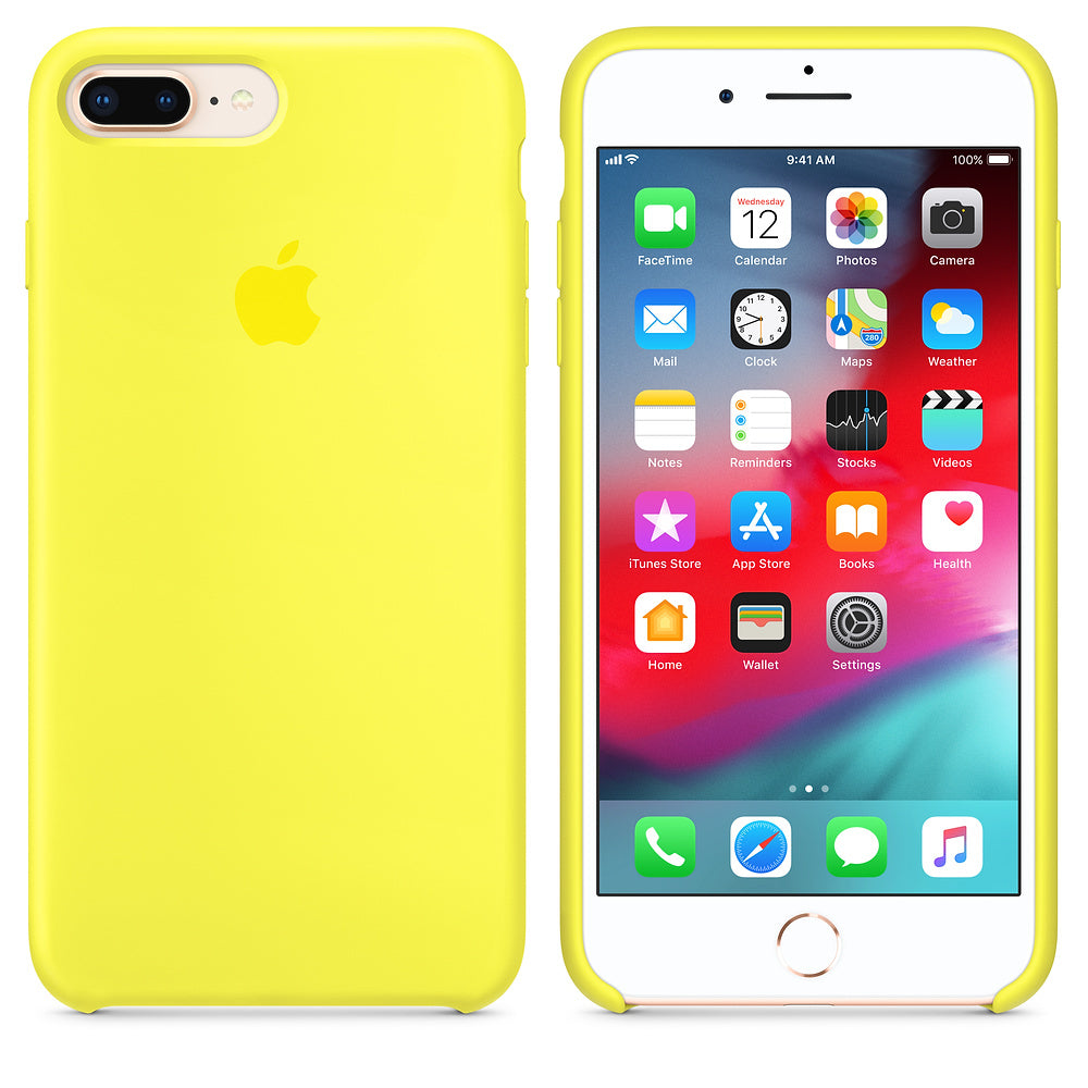iPhone Silicone Case (Flash Yellow)