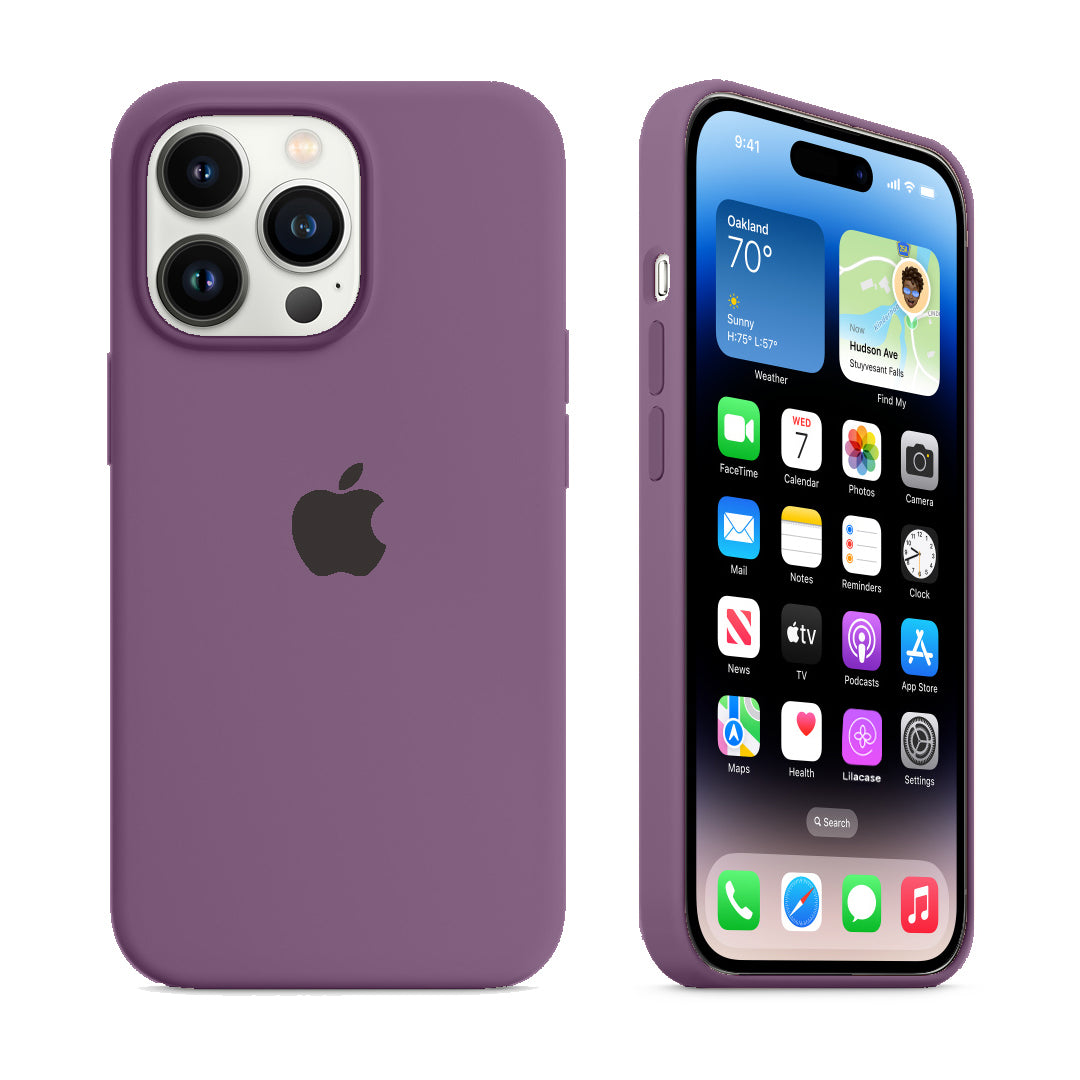 iPhone Silicone Case (Blueberry) – Lilac Case