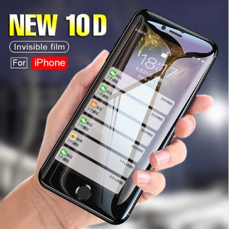 iPhone 10D Curved Edge Tempered Glass