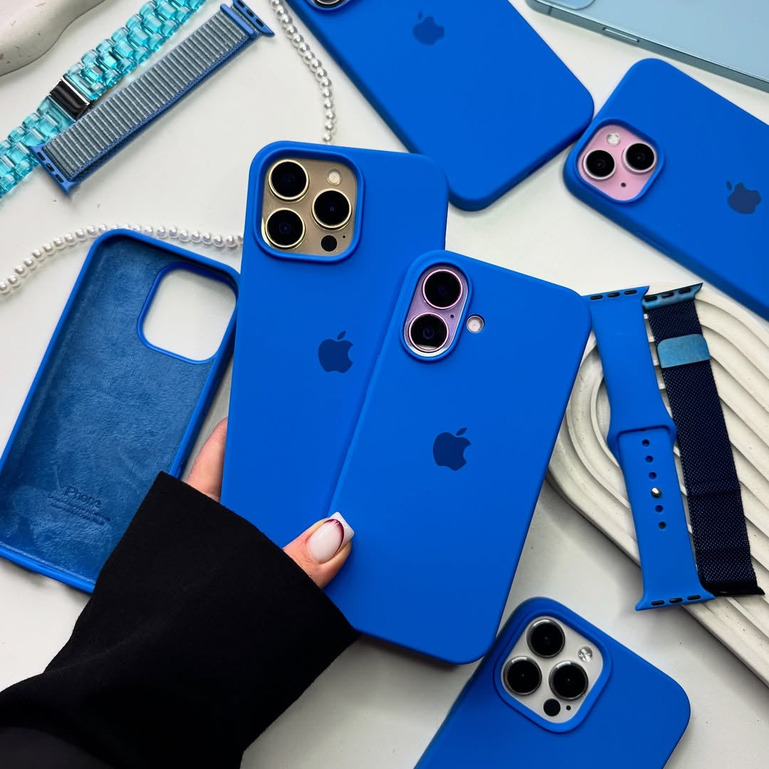 iPhone Silicone Case (Ultramarine)