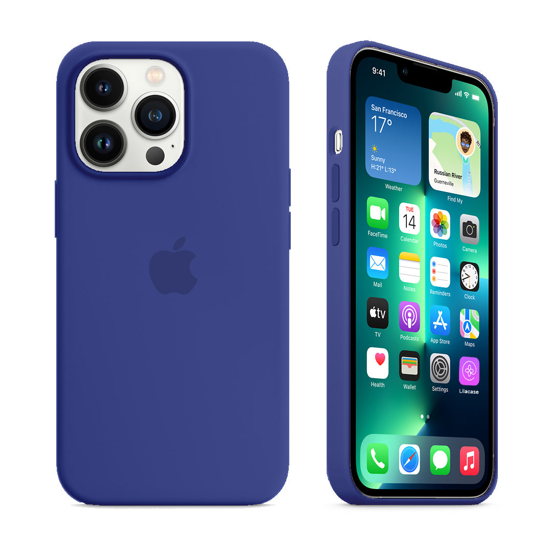 iPhone Silicone Case (Ultramarine)