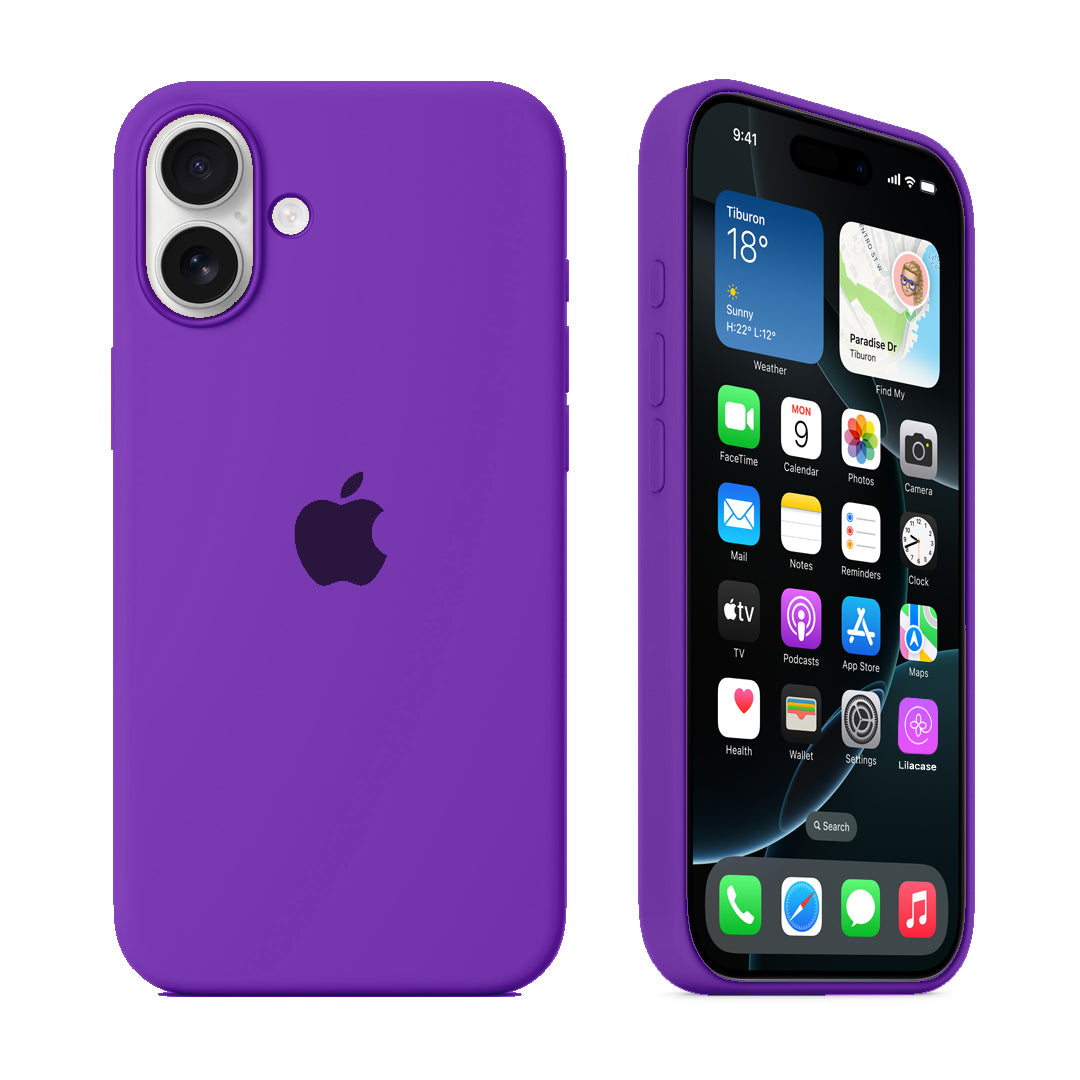 iPhone Silicone Case (Eggplant) - Lilac Case