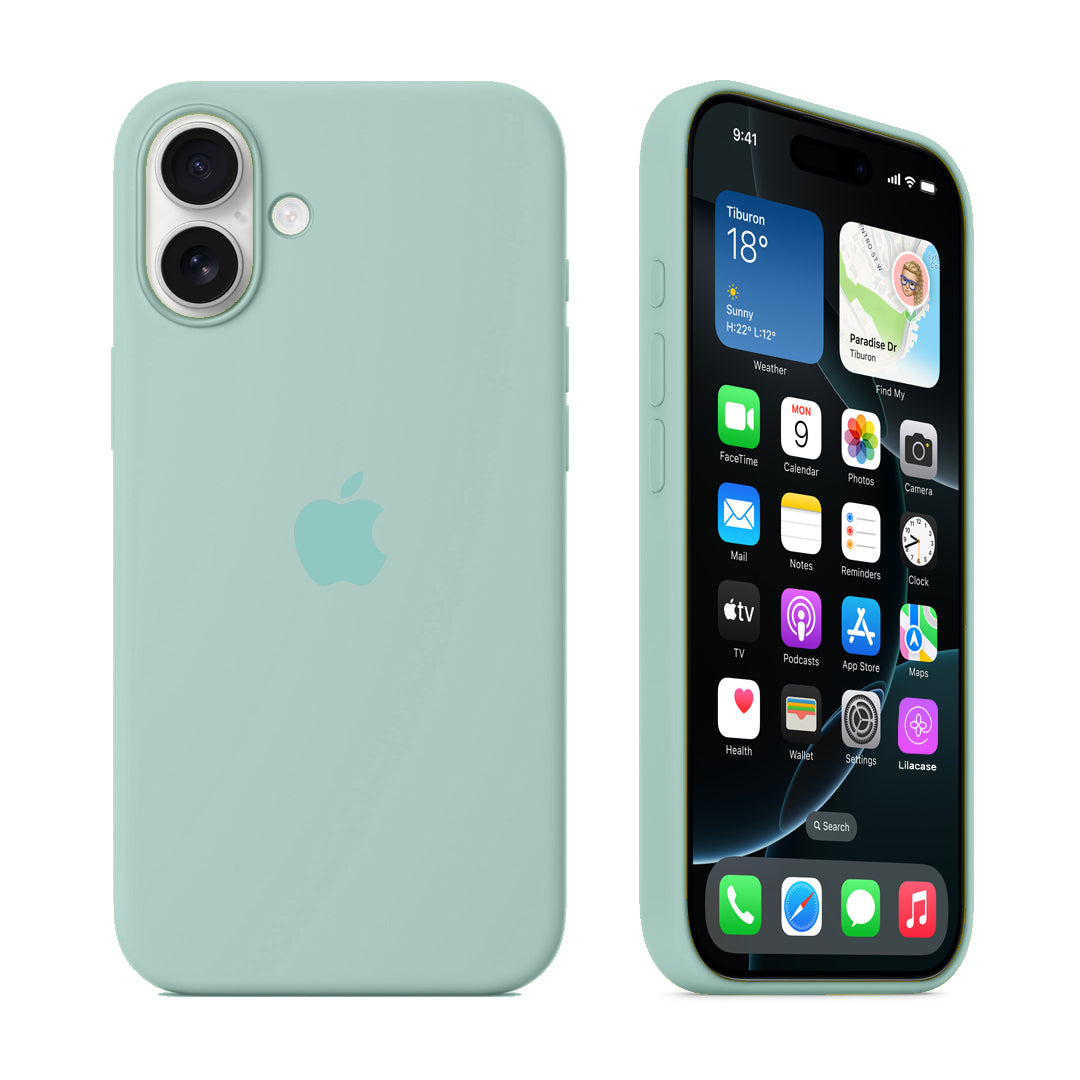 iPhone Silicone Case (Marine Green)