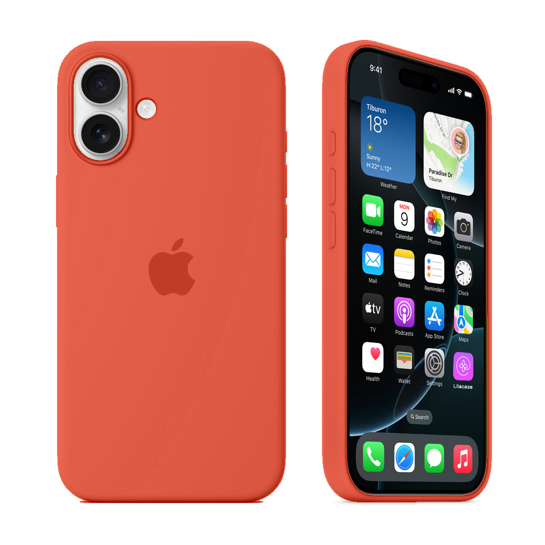 iPhone Silicone Case (Nectarine)