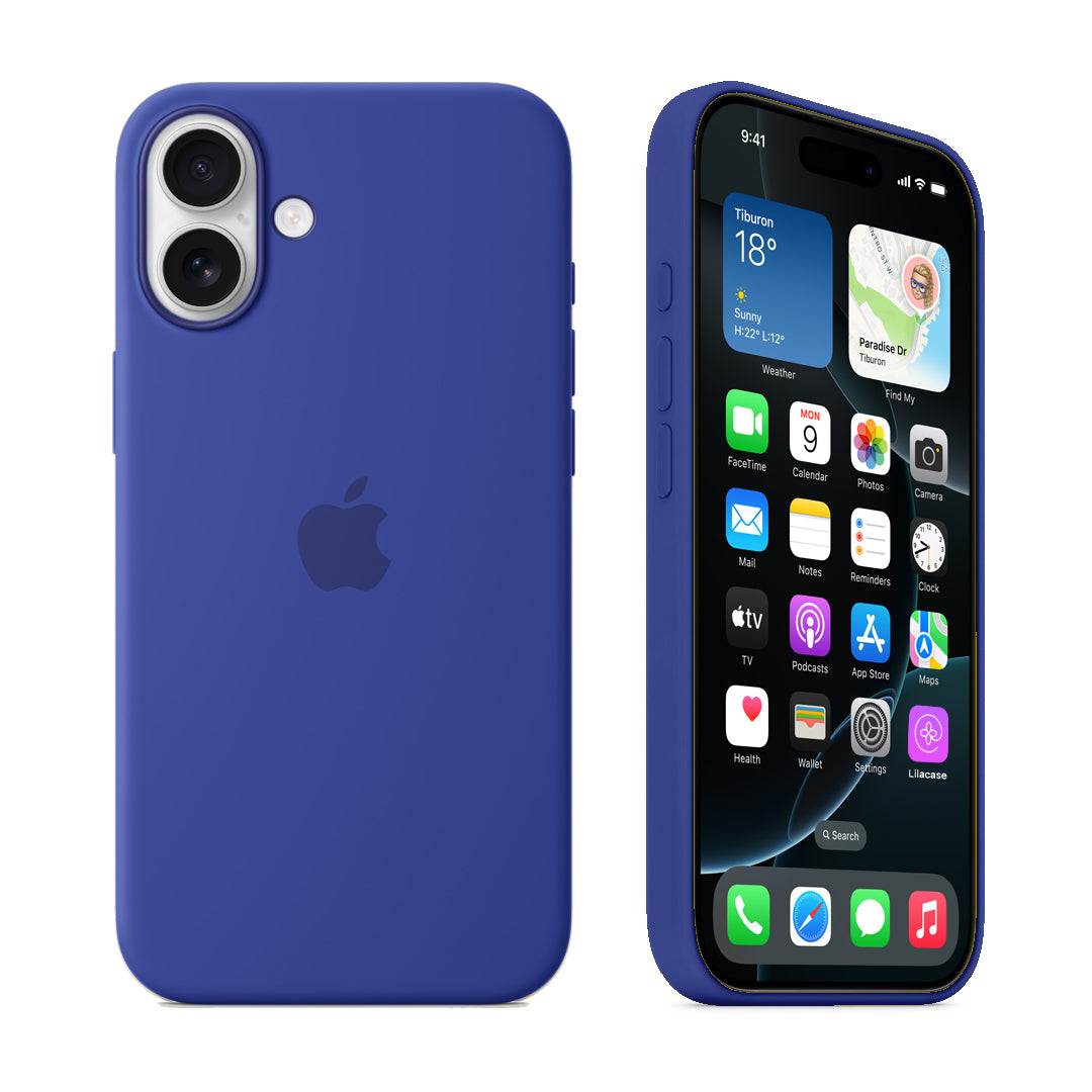 iPhone Silicone Case (Ultramarine)