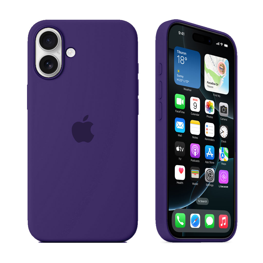 iPhone Silicone Case (Violet) - Lilac Case