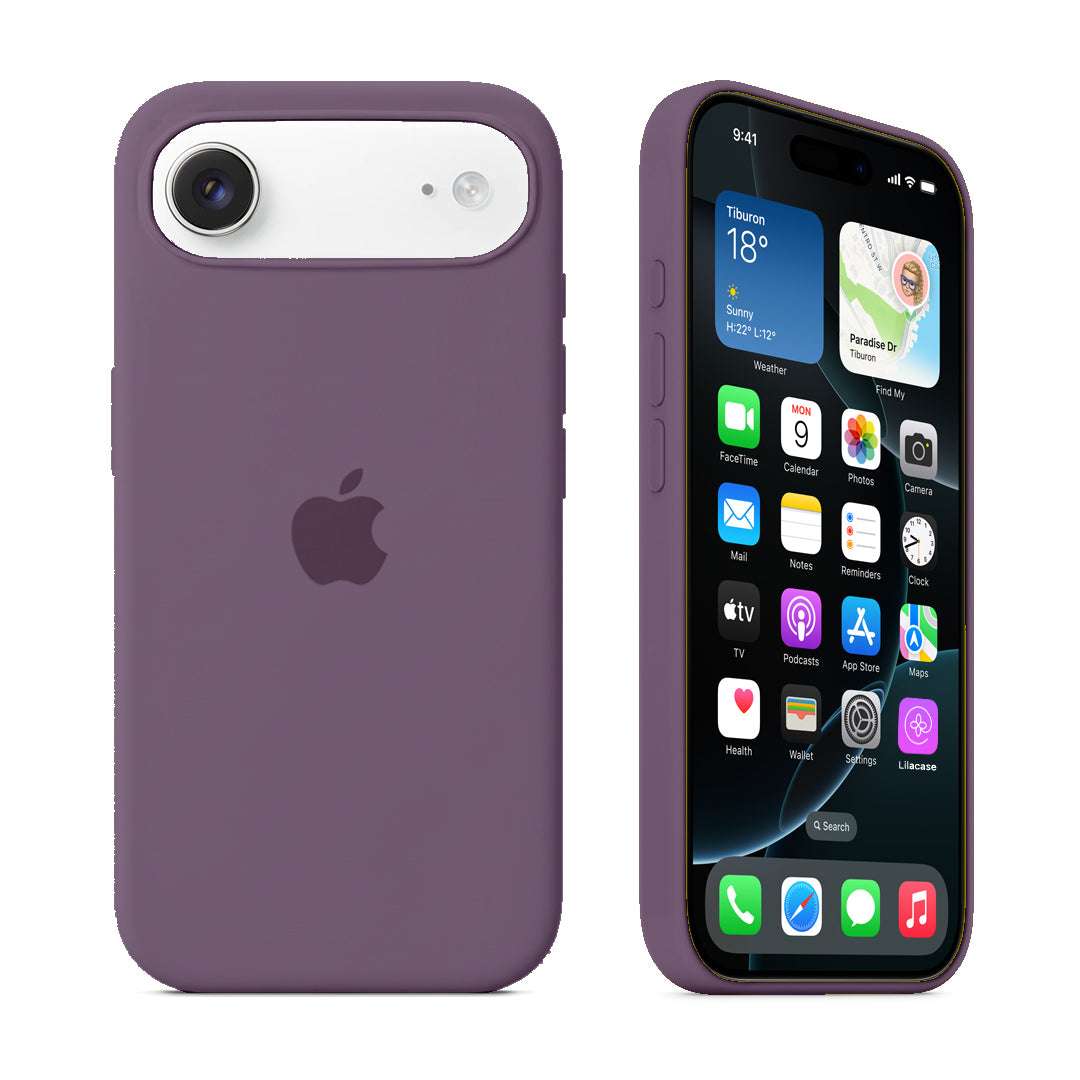 iPhone Silicone Case (Blueberry) - Lilac Case