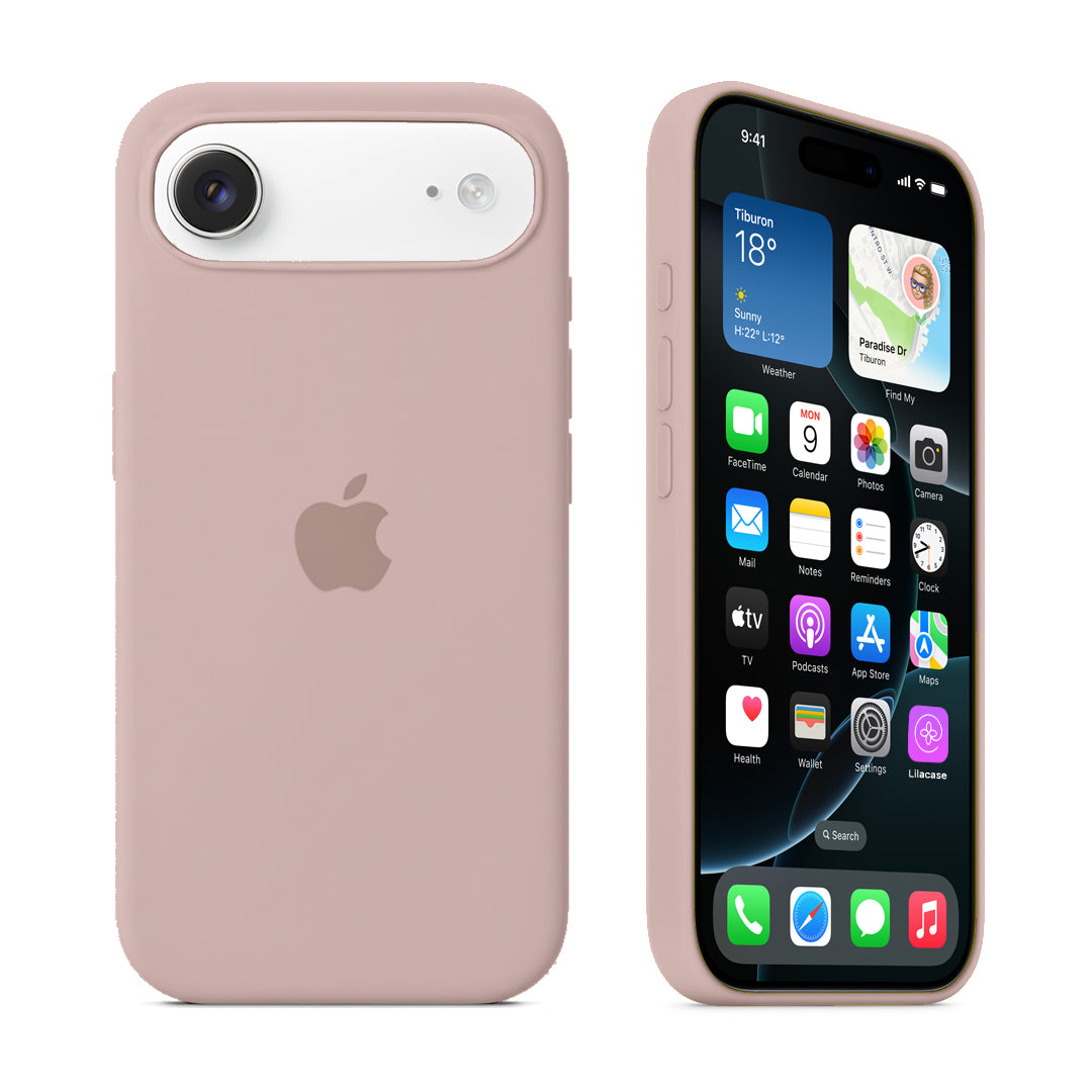 iPhone Silicone Case (Pink Sand) - Lilac Case