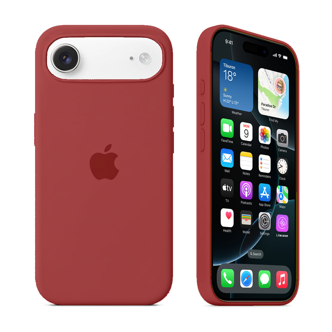 iPhone Silicone Case (Red)