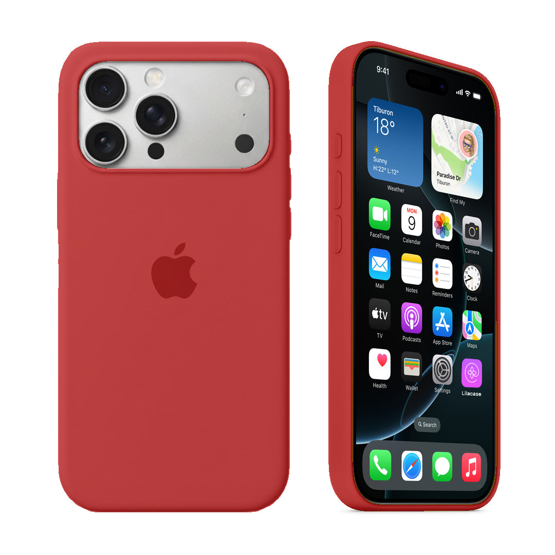 iPhone Silicone Case (Red)