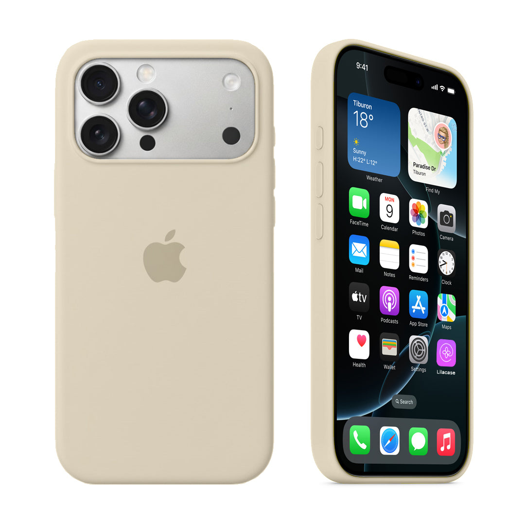 iPhone Silicone Case (Stone) - Lilac Case