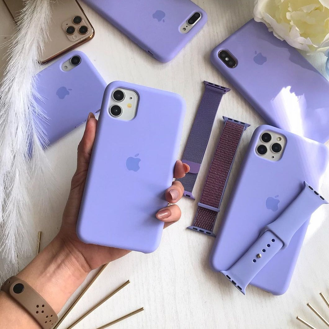 iPhone Silicone Case (Lilac)