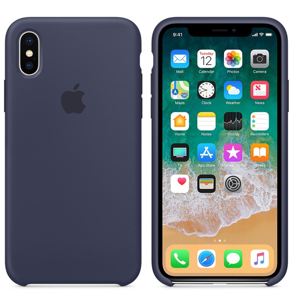 iPhone Silicone Case (Midnight Blue)