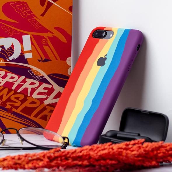 iPhone Silicone Case (Rainbow)