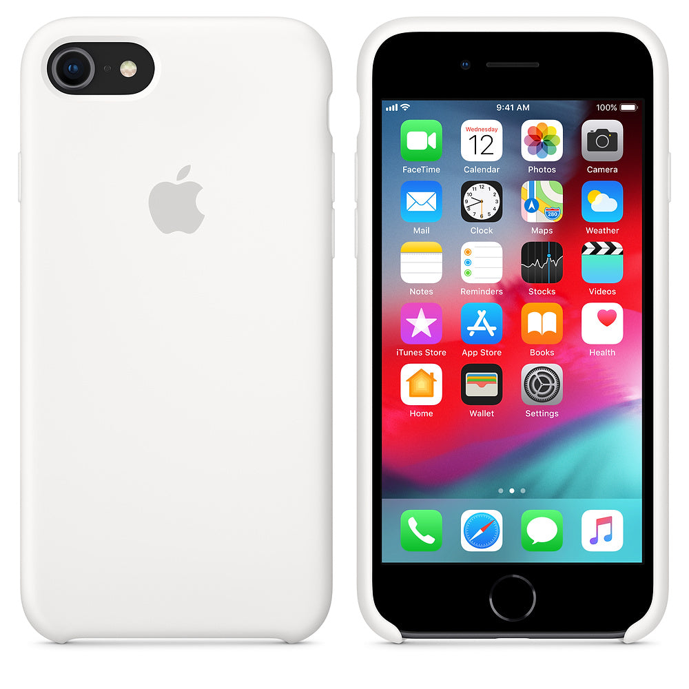 iPhone Silicone Case (White)