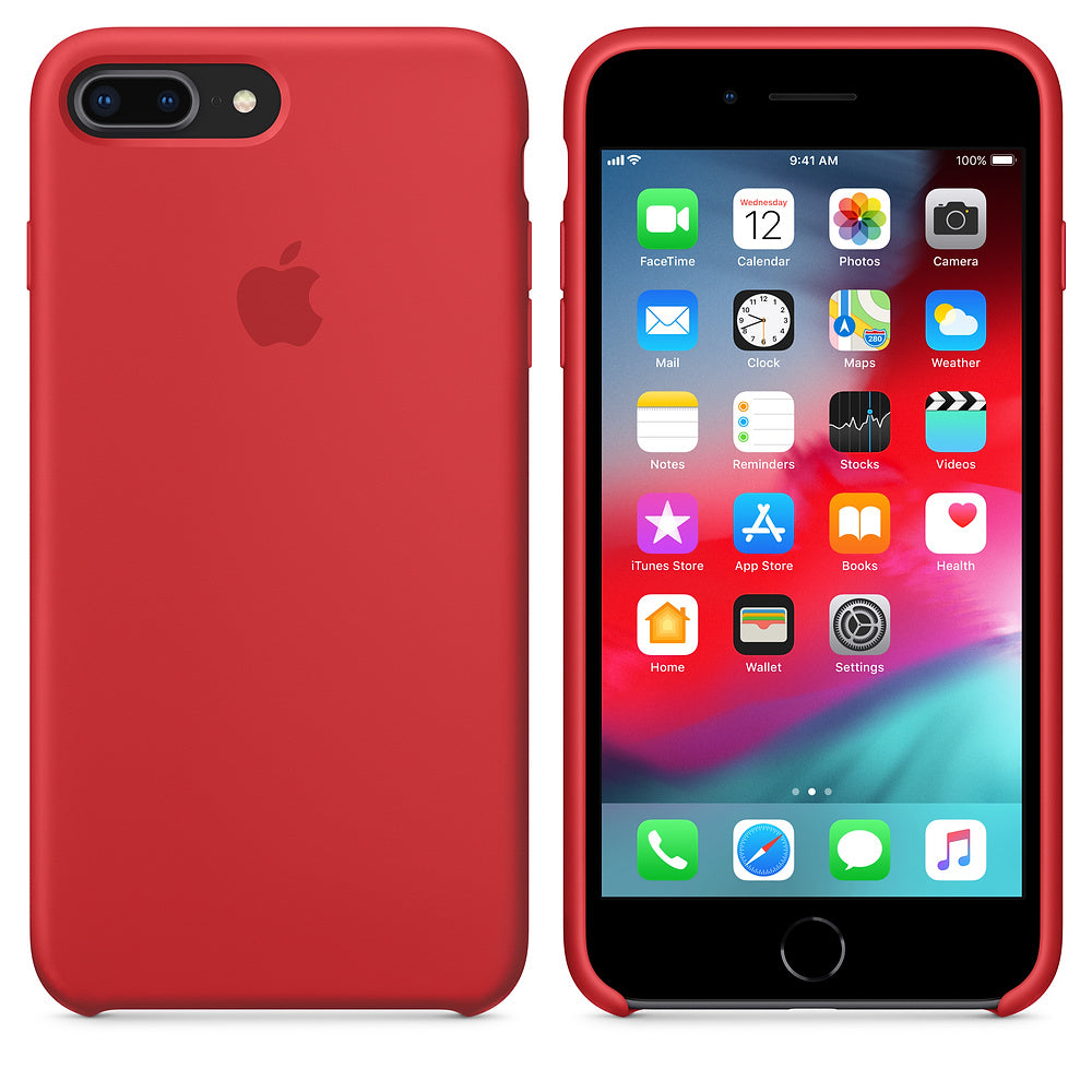 iPhone Silicone Case (Red) Lilac Case iPhone Silicone Case (Red) Lilac Case