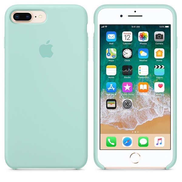 iPhone Silicone Case (Marine Green)