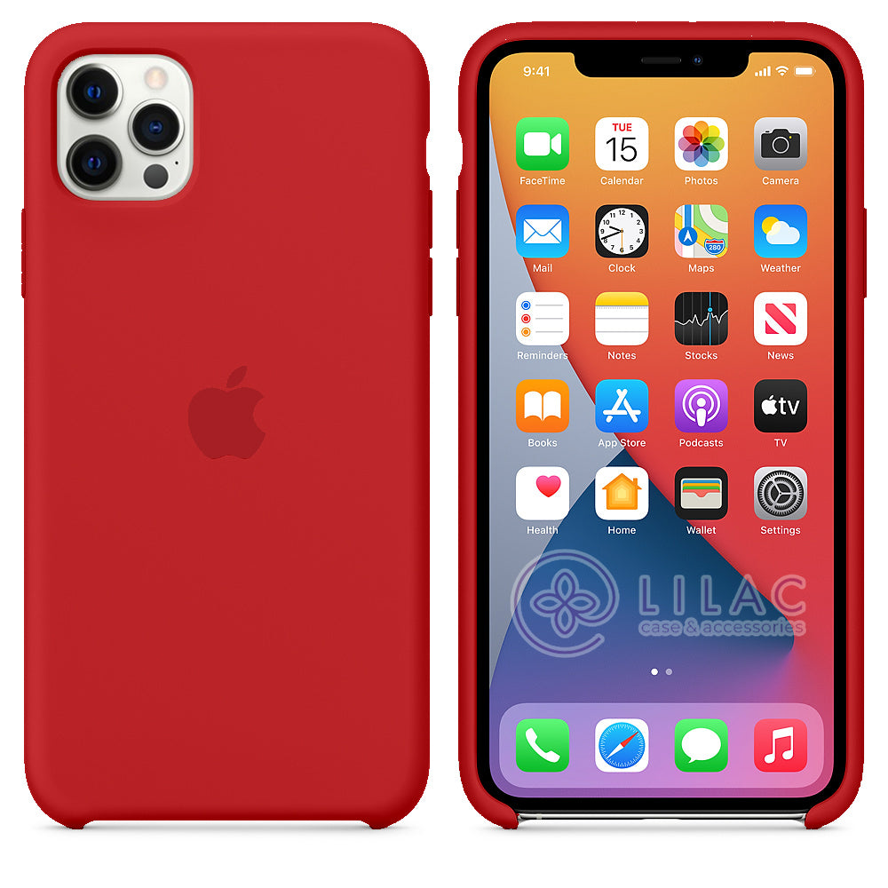 iPhone Silicone Case (Red)  Lilac Case