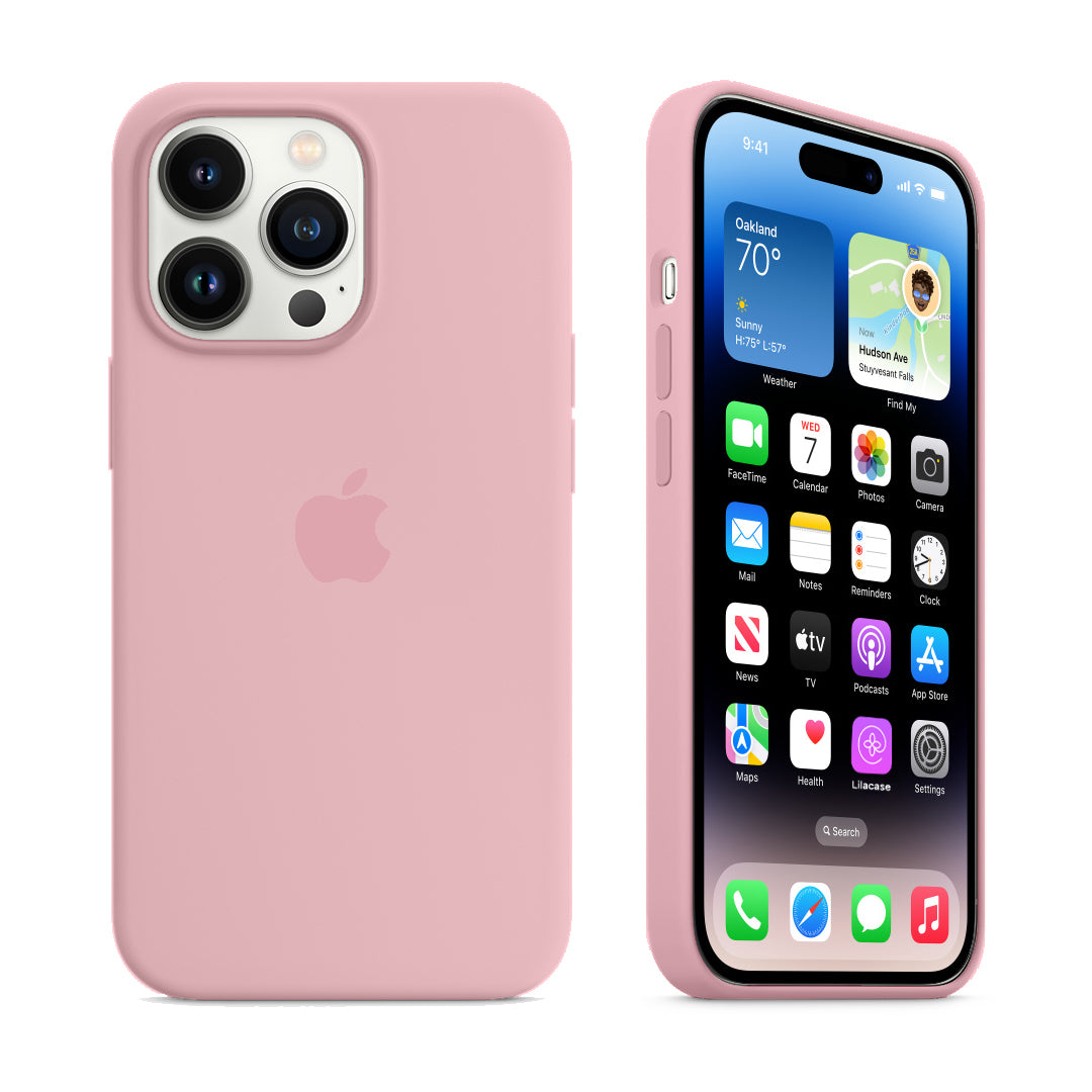 iPhone Silicone Case (Candy Pink)