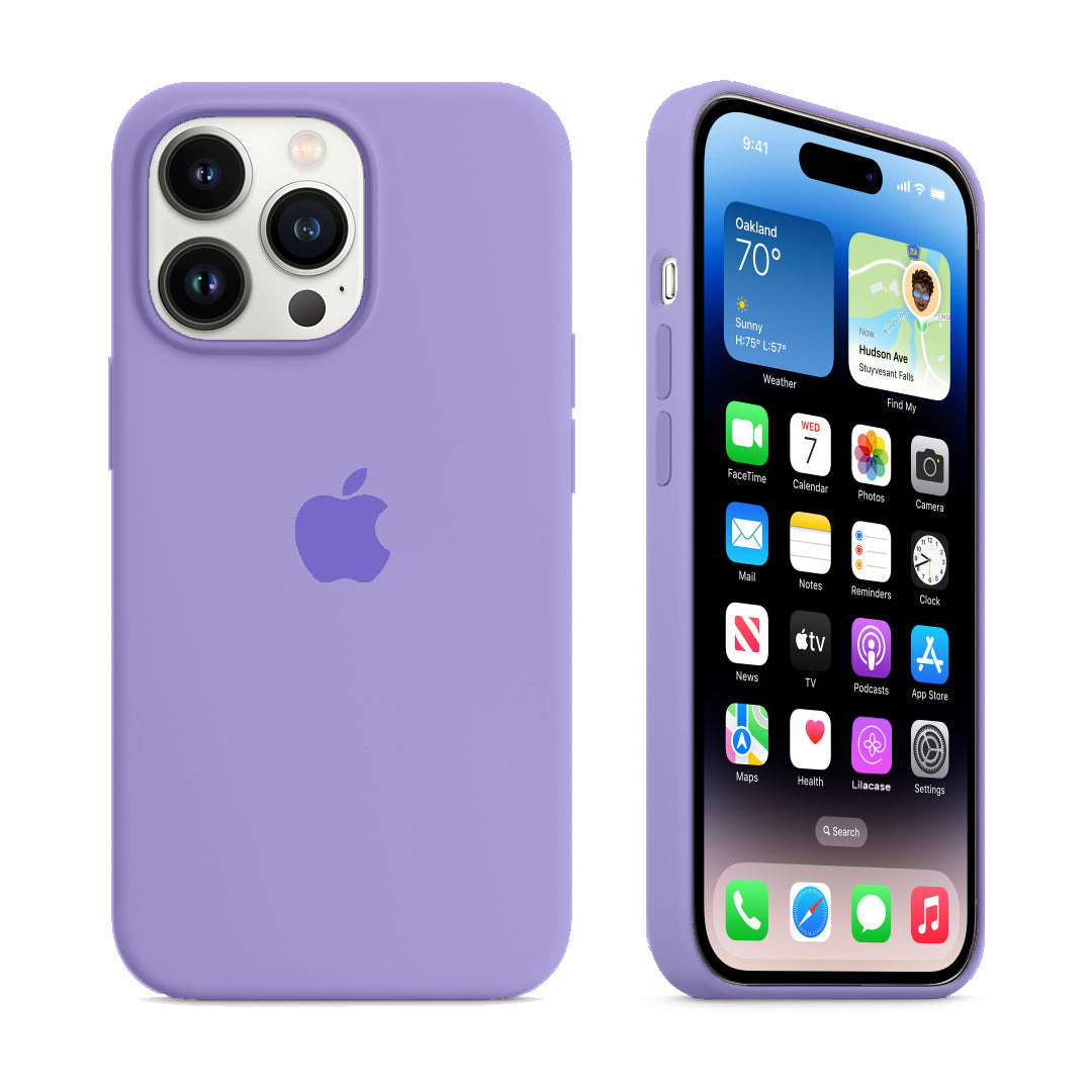 Silicone Case iPhone 14 Pro Max Color Verde Militar - iPhone Store Cordoba
