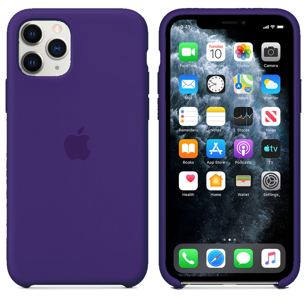 Silicone Case iPhone 12 - 12 Pro Color Violeta - iPhone Store Cordoba