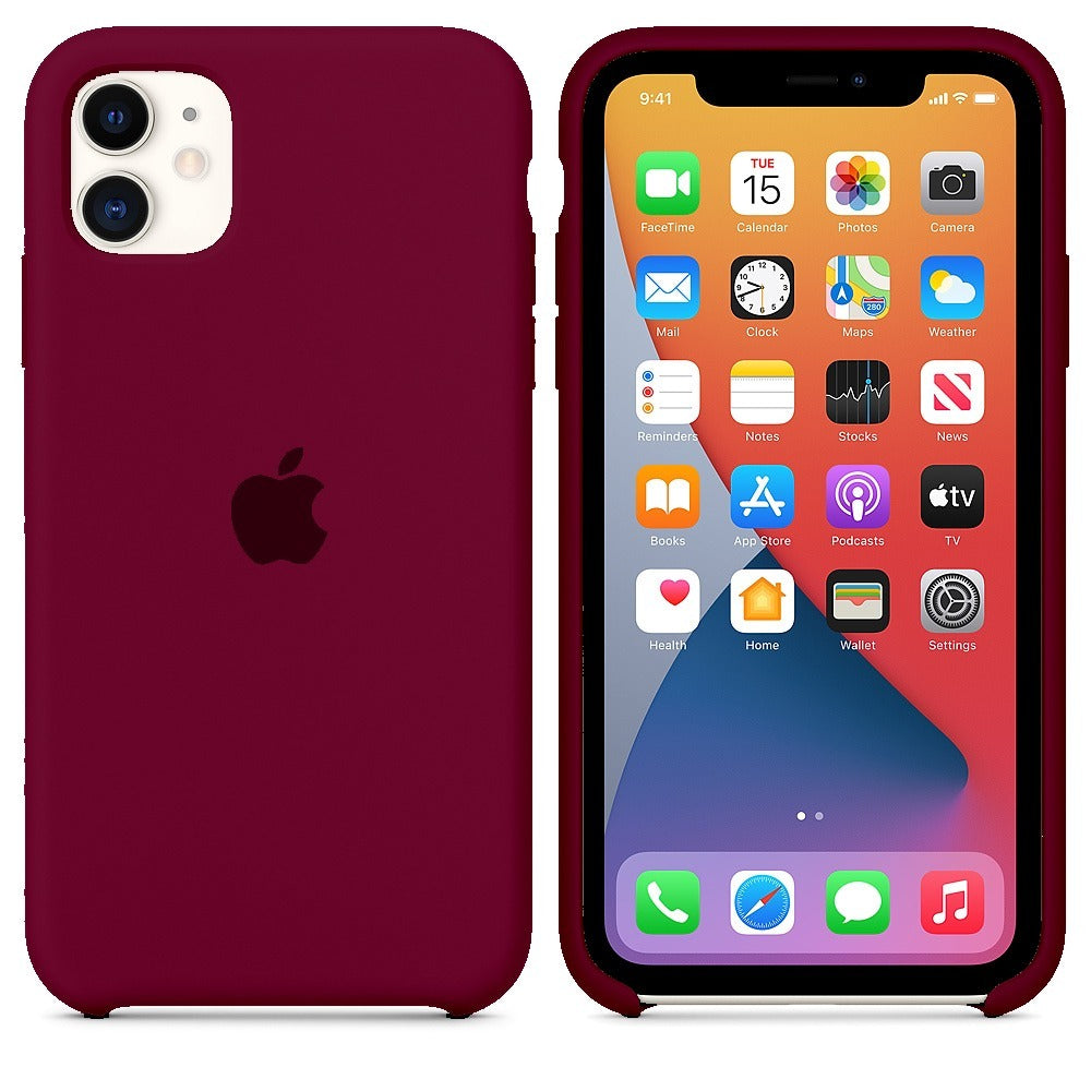 iPhone Silicone Case (Violet Cherry)