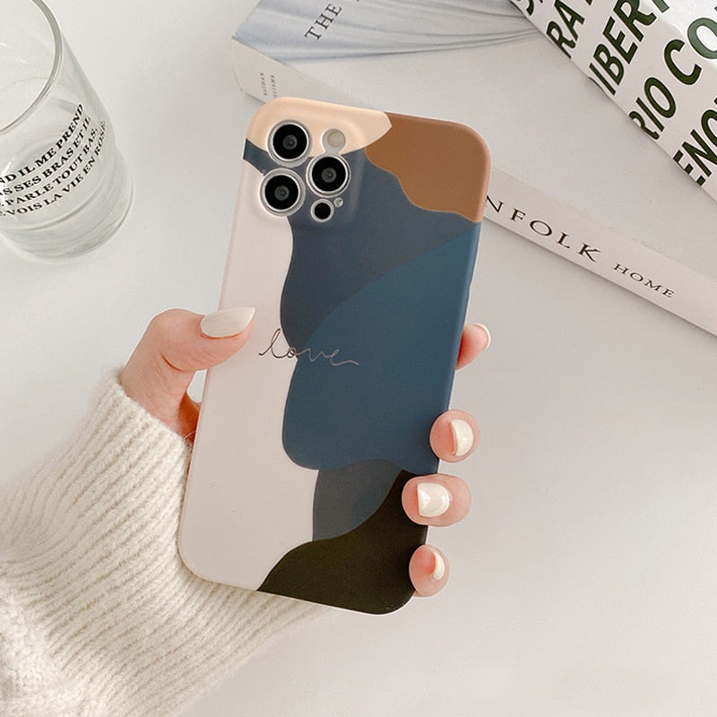 Love Abstract Art iPhone Case