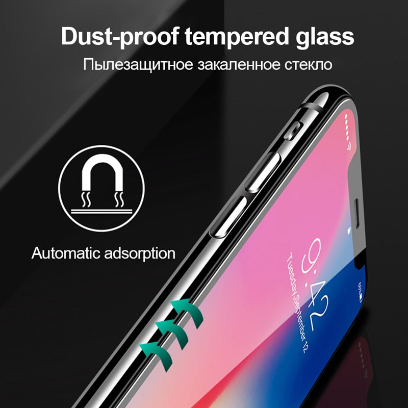 iPhone 10D Curved Edge Tempered Glass